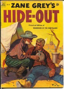 Zane Grey's Hide-Out-Four Color Comics #346 1951-Dell-book length comic-VG/FN