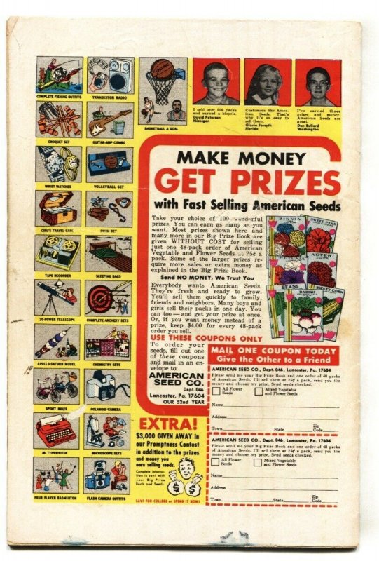 Captain America #125 comic book 1970 comic book- Marvel -vg