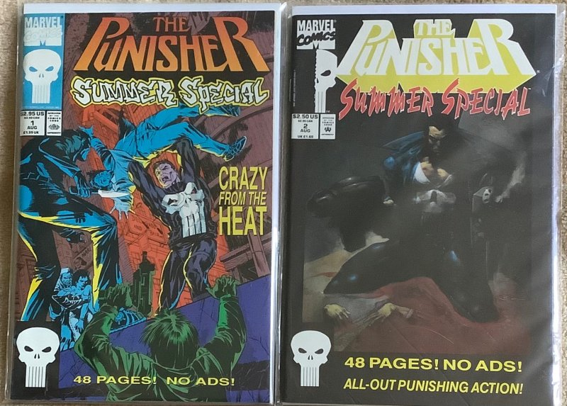 The Punisher Summer Special #1 & #2 (1992) NM