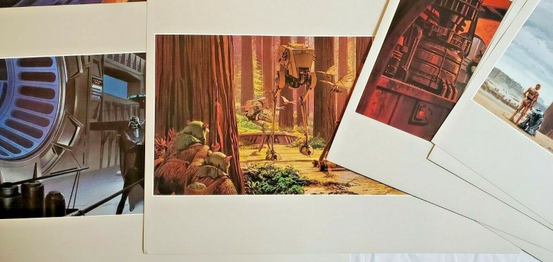 Star Wars Return of the Jedi Portfolio Ralph McQuarrie 1983 20 Plates 11X15 NM