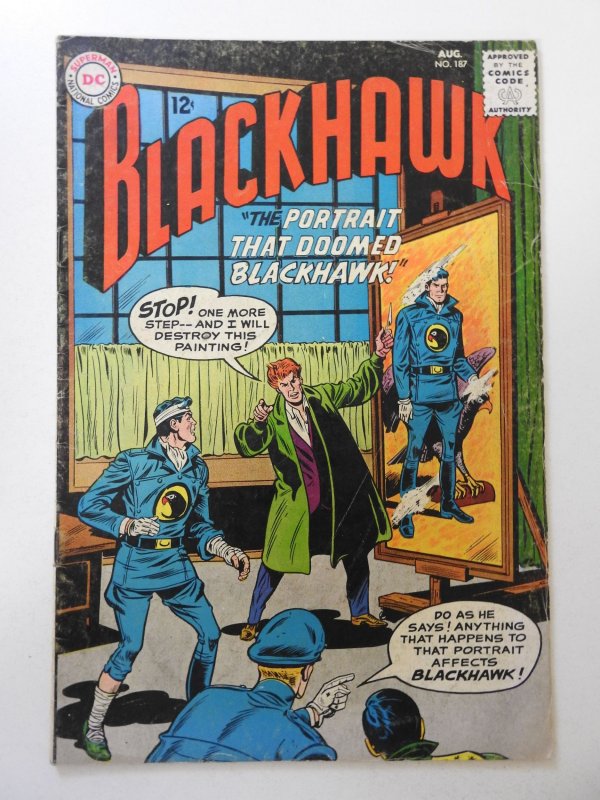 Blackhawk #187 (1963) VG Condition moisture stain