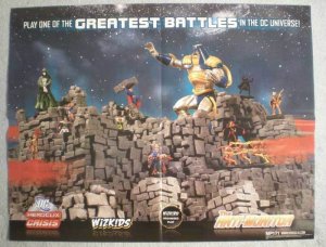 HEROCLIX GREATEST BATTLES Promo Poster, 22 x17, 2008, Unused, more in our store