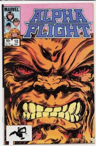 Alpha Flight #10 (1984) Alpha Flight