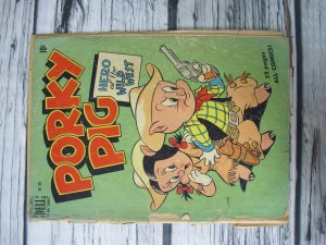 Porky Pig Hero Of The West Dell Comics Golden Age 1949 #260