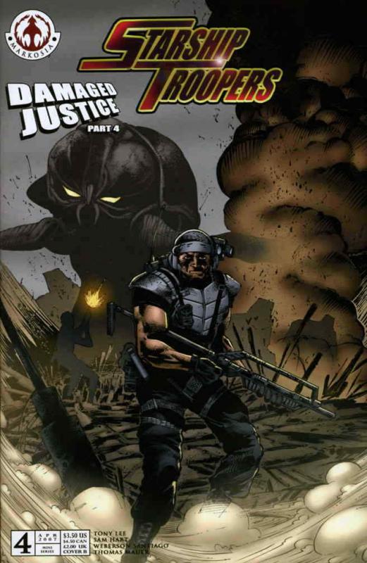 Starship Troopers: Damaged Justice #4B FN; Markosia | save on shipping - details