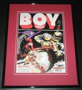 Boy Comics #10 Iron Jaw Framed Cover Photo Poster 11x14 Official Repro