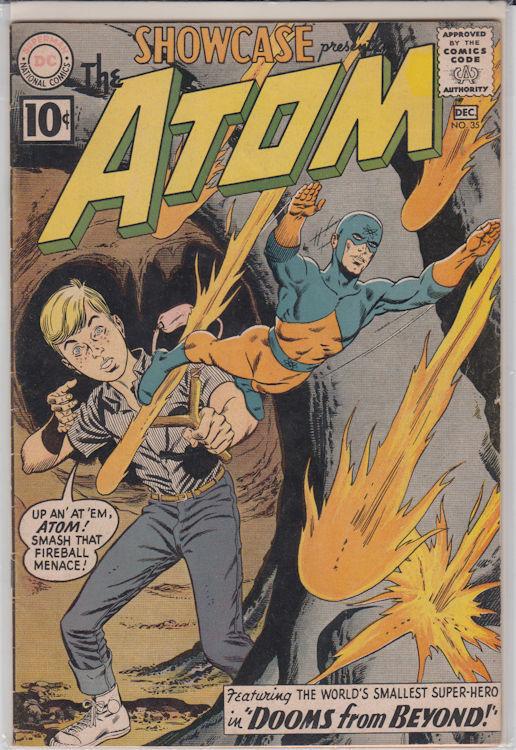 Showcase #35 (Nov 1961, DC) Very Good Fine Early Silver Age Atom Gil Kane Art