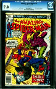 Amazing Spider-Man #179 CGC Graded 9.6 Green Goblin, Silvermane App.
