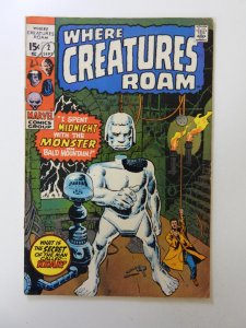 Where Creatures Roam #2 (1970) FN- condition