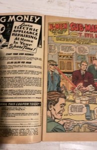 The X-Men #6 (1964)submarine joins evil mutants -right corner missing see descri