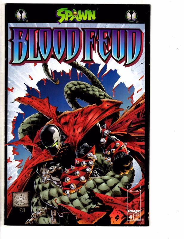 Lot Of 3 Spawn Blood Feud Image Comic Books # 2 3 4 Todd McFarlane Violator DC7