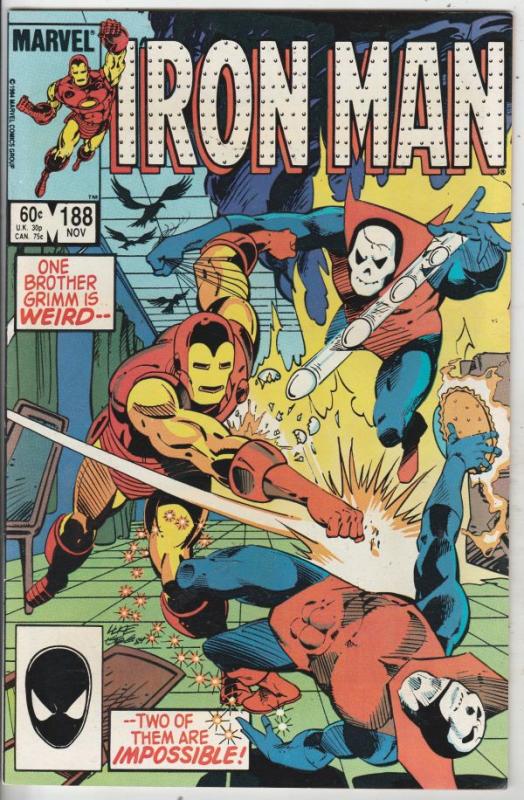 Iron Man #188 (Nov-85) NM- High-Grade Iron Man