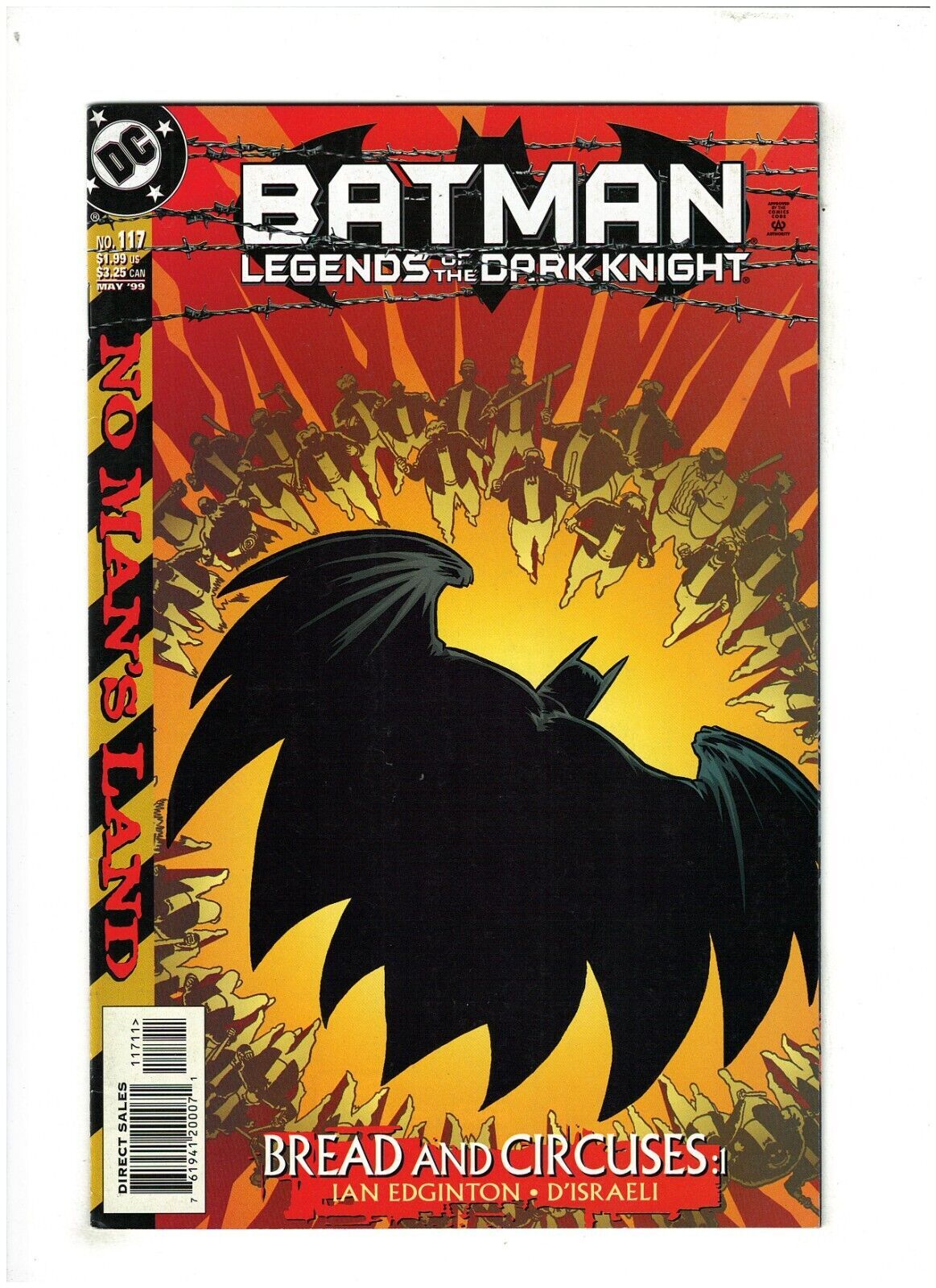 Batman Legends Of The Dark Knight 117 Vf 85 Dc Comics 1999 No Mans Land Comic Books 1737