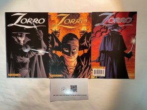 3 Zorro Dynamite Comic Books # 3 5 6 77 JS34