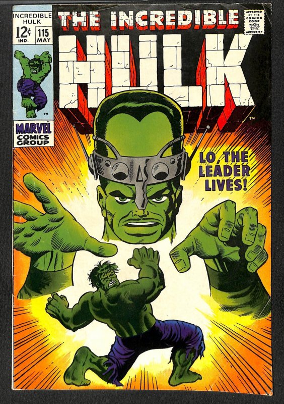 Incredible Hulk (1968) #115 VG+ 4.5 Marvel Comics