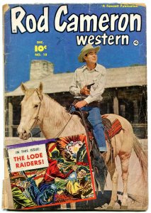 Rod Cameron Western #18 1952-FAWCETT-B-WESTERN FILM STAR- good