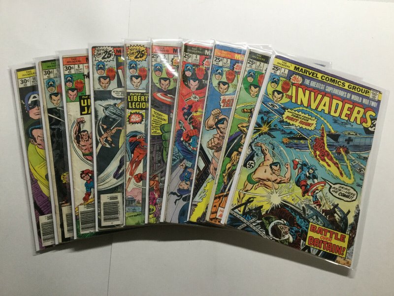 Invaders 1-41 Giant Size 1 King Size 1 Annual 1-4 Very Good-Fine 5.0 Marvel