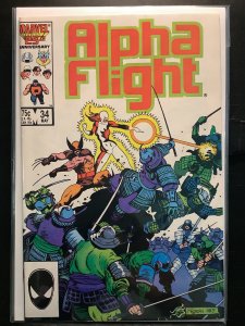 Alpha Flight #34 Direct Edition (1986)