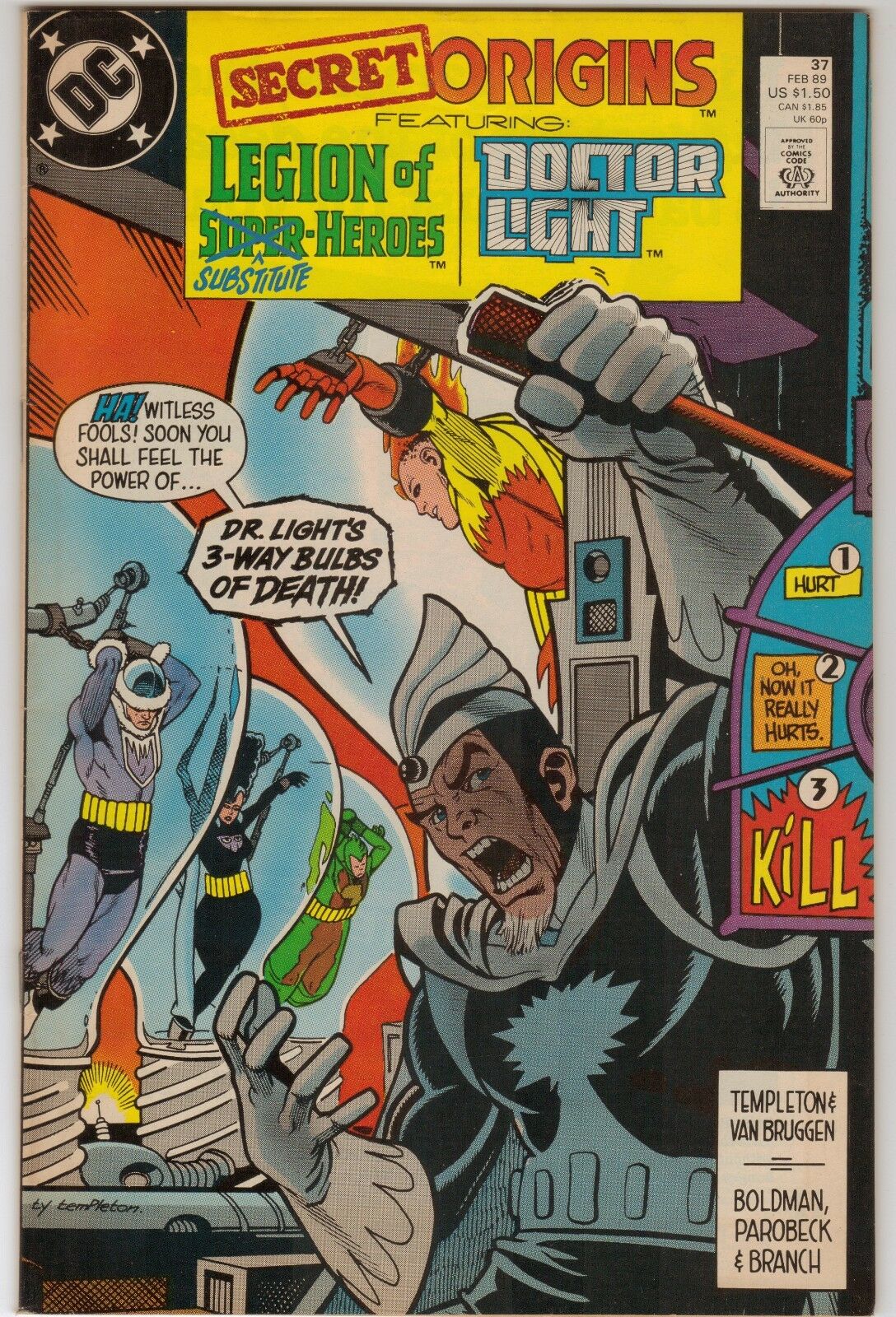 Legion 1989 series # 37 near mint comic book