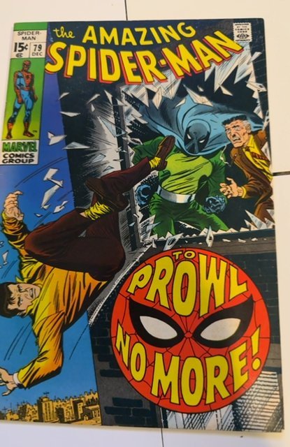 The Amazing Spider-Man #79 (1969) to prowl no more