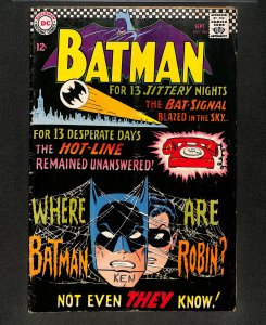 Batman #184 Mystery of the Missing Manhunters!