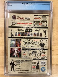 Deadpool: Back In Black #1 Keown Sketch Cover (2016) CGC 9.8