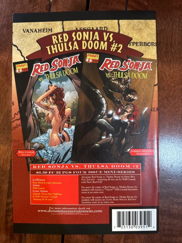 Red Sonja vs. Thulsa Doom #1 Cover B - Gabriele Dell'Otto (2006)