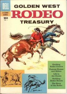 GOLDEN WEST RODEO TREASURY 1 (DELL GIANT;10/57) VF COMICS BOOK