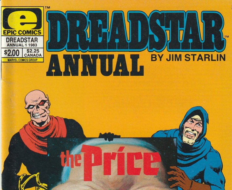 Dreadstar(Epic) Annual # 1 Thanos creator Jim Starlin's Space Opera