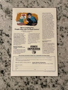 Warp # 1 NM- First Comics Comic Book Brunner Cover Art Lord Cumulus RH9 