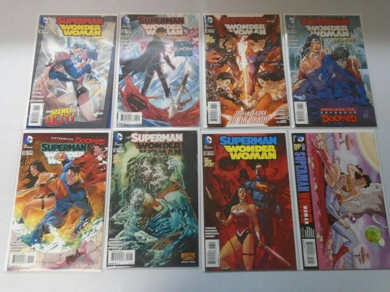 Superman Wonder Woman comic lot #4-14 8 different issues 8.0/VF (2014-15)