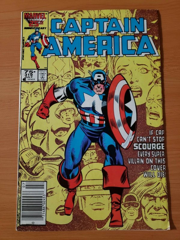 Captain America #319 Newsstand Edition ~ VF - NEAR MINT NM ~ 1986 Marvel Comics