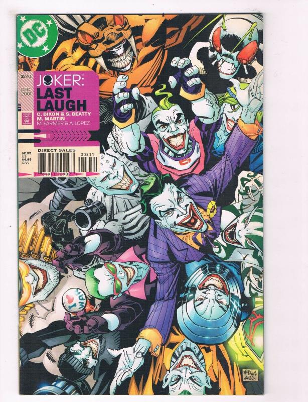 Joker Last Laugh 2 Vf Dc Comic Book Batman Superman Flash Robin Catwoman S44 Hipcomic