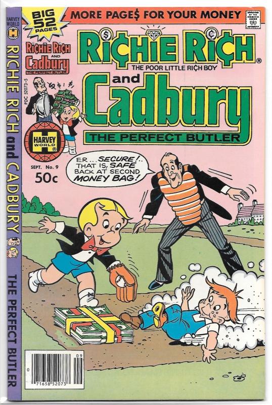 Richie Rich & Cadbury #9 (Sep 1979, Harvey) - Very Fine/Near Mint