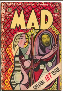 MAD #22 1955-EC-Bill Elder-special art issue-VG