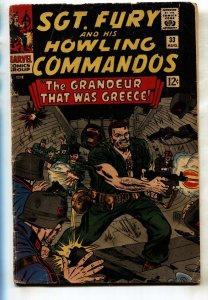 Sgt. Fury And His Howling Commandos #33  1966 - Marvel  -VG - Comic Book