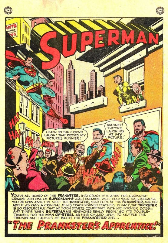 SUPERMAN #69 (Mar 1951) 3.0 GD/VG  52 pages! Wayne Boring! The Prankster!