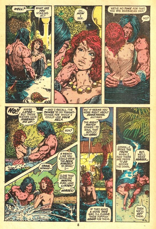 CONAN THE BARBARIAN #23 & 24 (1973) 8.0 VF 1st RED SONJA! Last Barry Smith!