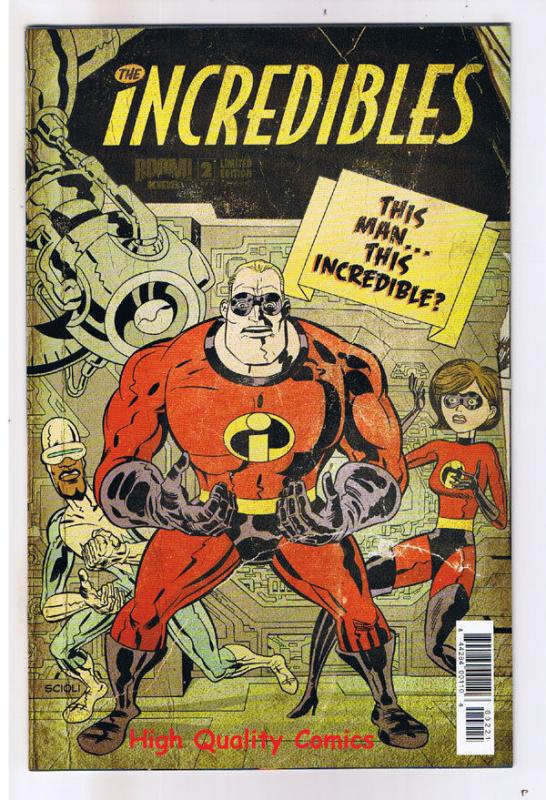 INCREDIBLES : FAMILY MATTERS #2, NM-, Scioli, Disney, more in store