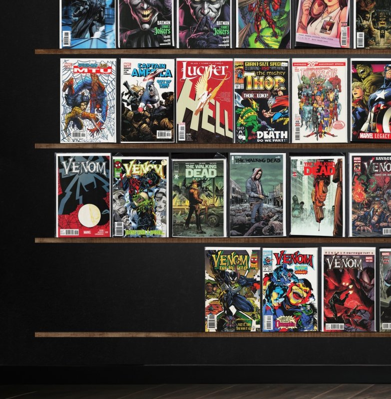 Huge Lot 140+ Comics with Captain America, The Walking Dead & More!