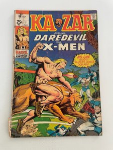 Ka-Zar # 1 VG Marvel Comic Book Daredevil Zabu X-Men Tiger Jungle 10 LI6