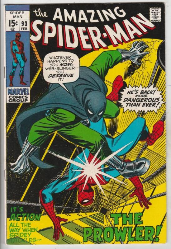 Amazing Spider-Man #93 (Feb-71) NM- High-Grade Spider-Man