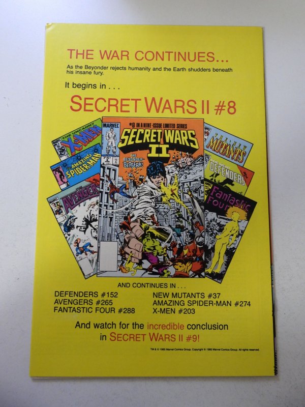 The Amazing Spider-Man #273 (1986) VF- Condition