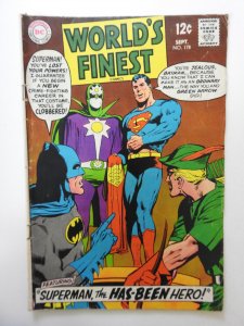 World's Finest Comics #178 (1968) VG Condition Centerfold detached botto...