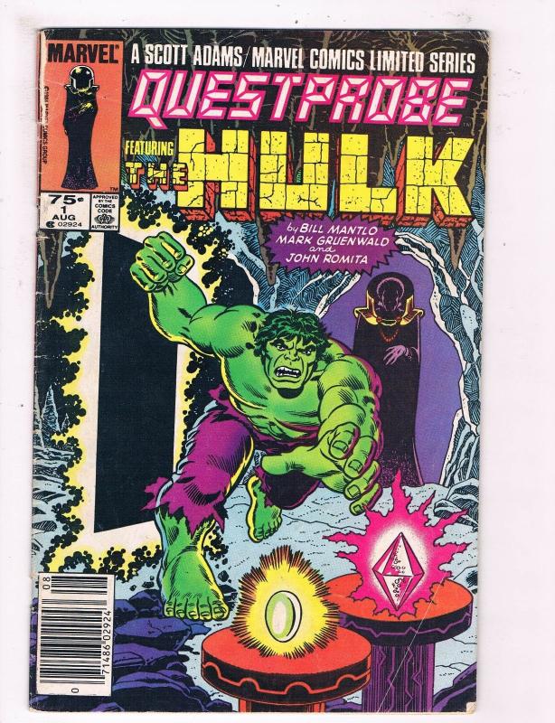 Questprobe Feat. The Hulk #1 GD Marvel Comic Book DE4