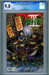 TEENAGE MUTANT NINJA TURTLES III: The Movie CGC 9.8 1993 RARE prestige NEWSSTAND