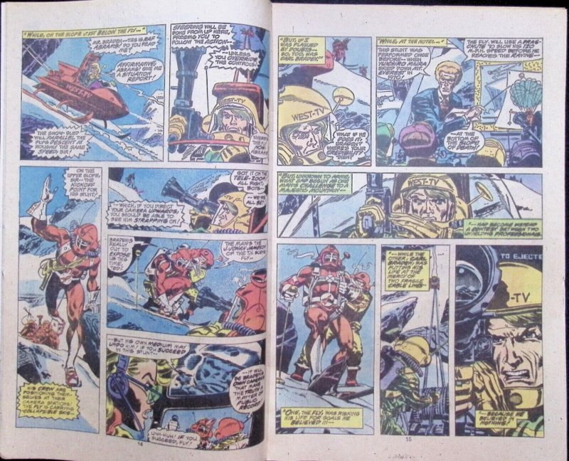 HUMAN FLY Comic Issue 13 — Stuntman Hero Bill Mantlo — 1978 Marvel Universe VG+