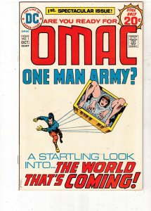 OMAC #1 1974 PRICE DROP! $75 VF/NM Jack The King Kirby 1st! UTAH CERTIFICATE!