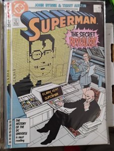 SUPERMAN # 2  1987  DC comics john byrne LEX LUTHOR CLARK KENT