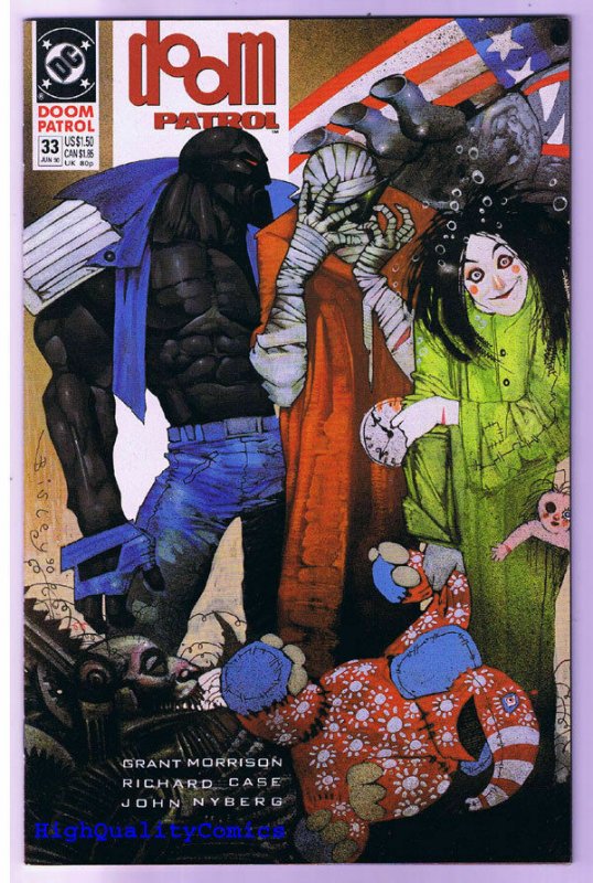 DOOM PATROL #33, NM+, Grant Morrison, Simon Bisley, 1987, more in store